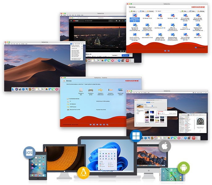 NoMachine - Performance-focused commercial solution