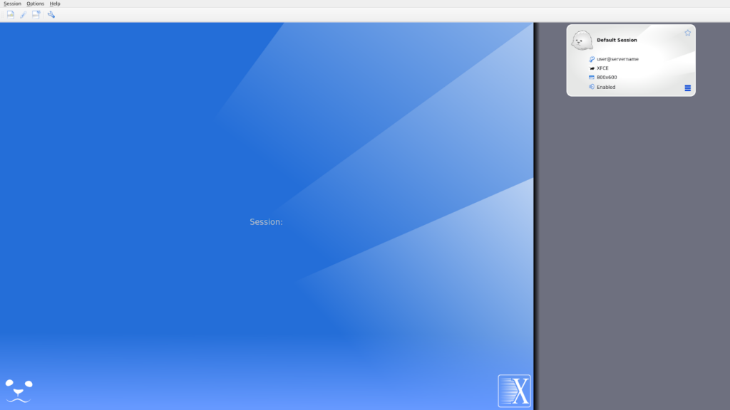 RealVNC alternative #3 - X2Go